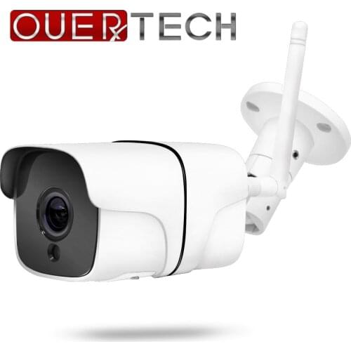 OUERTECH 720P 960P 1080P WIFI Wired ONVIF P2P CCTV Bullet Outdoor WI-FI Camera With SD Card Slot Max 128G APP ICSEE