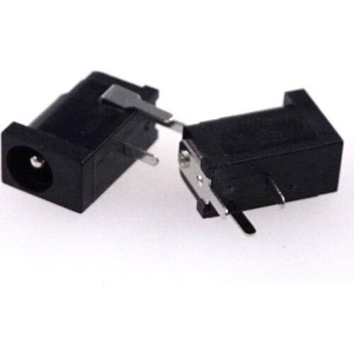 1000 pcs 3.5x1.3 mm DC Power Jack DC Socket Right Angle through hole PCB Center Pin 1.3mm Male Pins