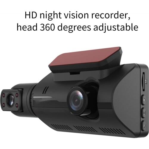 1080P Dash Cam Pro High Definition Driving Recorder Wide Angle Driving Camera Night View Dash Cam Car DVR Front And Rear Camera
