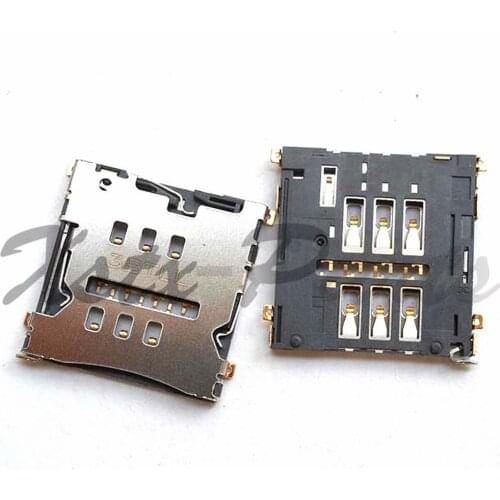 100x SIM Card Reader Connector Slot Tray Holder Socket Repair Parts For LG G2 D802 Nexus4 E960