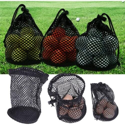Outdoor Sports Golf Net Bag Nylon Mesh Practical Accessories Storage Bag 12-16 Grain Package Without Ball