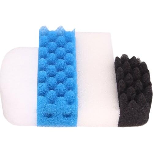 AUTUMNGREAT Compatible Value Pack Fit for Fluval 206 207 Filter (3x Polishing Pad, 2x Plain Foam, 1x Bio-Foam, 2x Bio Foam Max)
