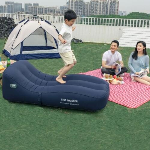 Outdoor automatic inflatable bed, air pump recliner,office lunch break air cushion,camping sofa,portable holiday inflatable sofa