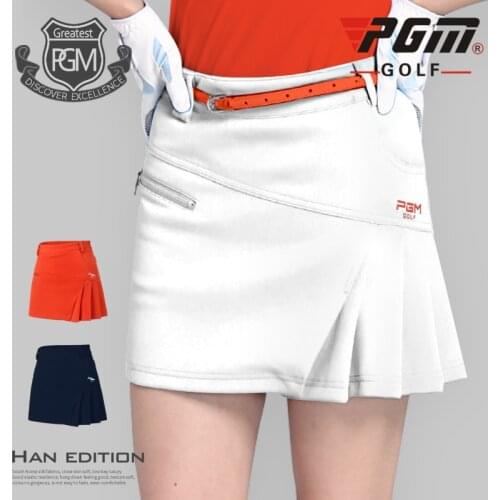 PGM Golf Skirt Women Badminton Table Tennis Short Skirts High Waist Pleated Sport Wear Short Skirt Golf Clothing