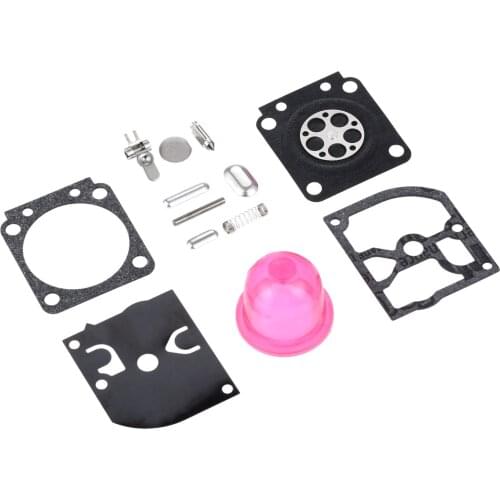 1 Set Carburetor Rebuild Kit with Primer Bulb Fit for STIHL FS45 FS46 FS75 FS80 FS85 HT70 HT75 HS45 Trimmer Zama C1Q-S63 C1Q-S66