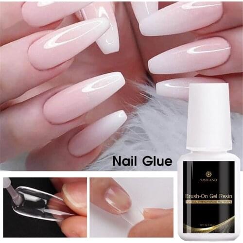 1PC DIY Nail Glue Adhesive False Nail Acrylic Rhinestones Decoration Super False Nail French Art NO Hurt To Natural Nail Art