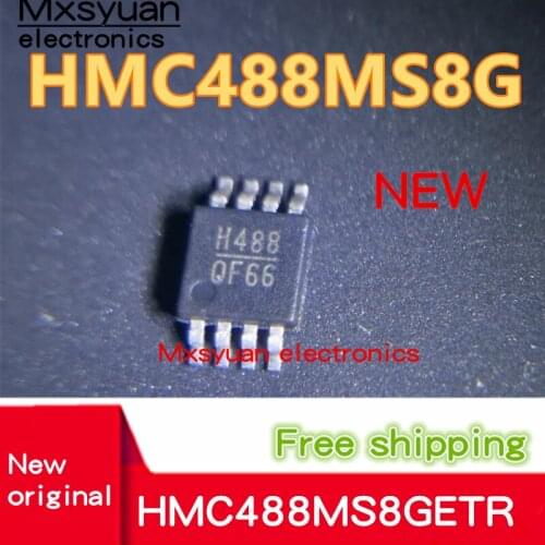 1pcs/LOT HMC488MS8GETR HMC488MS8GE HMC488MS8G H488 MSOP8 New Original
