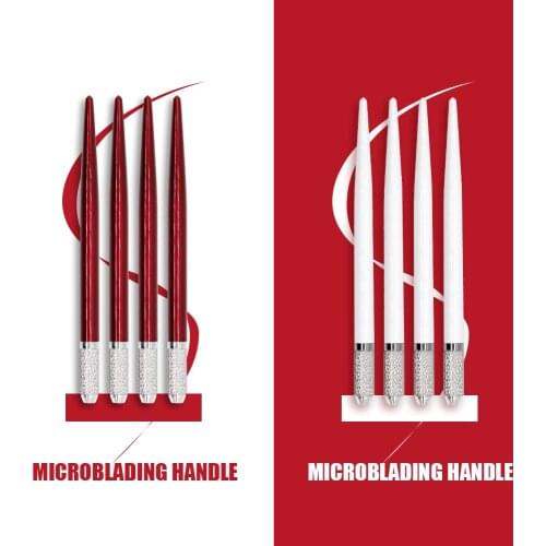 10 PCS Sterilized Individually Packaged New Microblading Manual Eyebrow Tattoo Pen Microblading Hand Tools for Permanent Makeup