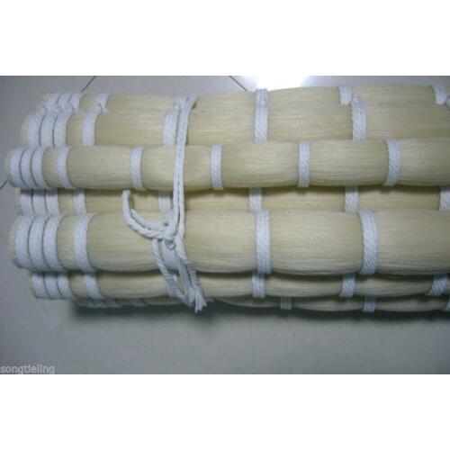 500g length 92-95 cm violin bow horse hair in bulk white Mongolian horsetail