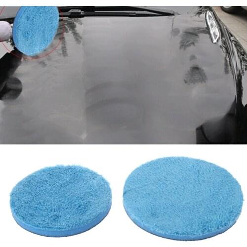 Car Microfiber Buff Sponge Polishing Plated Crystal Pad For Rotary DA Polishers JUL-24A