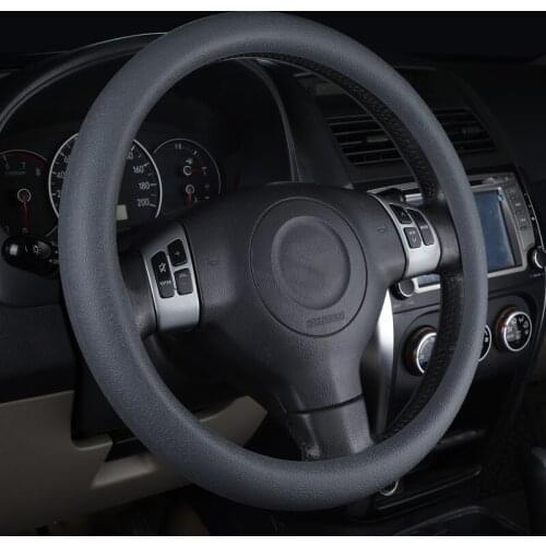 Multi Color Universal Skin Soft Silicone Steering Wheel Cover Car Silicone Steering Wheel Glove Cover Soft Automobile Accessory