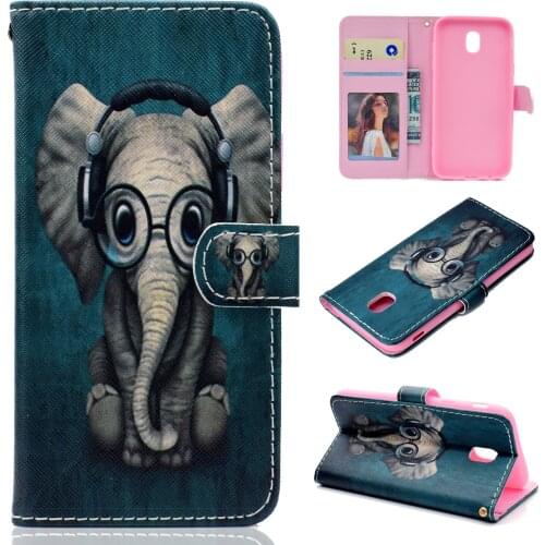Flip Case For Samsung Galaxy J3 2017 Cover Case Samsung J330 Leather Wallet Card Case For Samsung J3 2017 J330 Cover EU Version