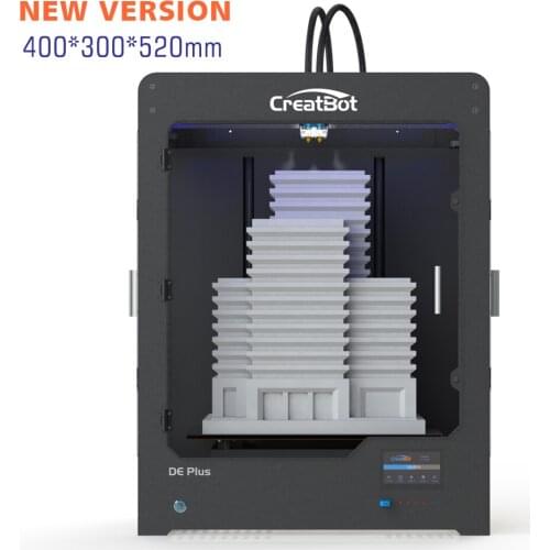 CreatBot Printer 3D DEPlus Dual Extruder 400*300*520 mm Large Build Size Metal Nozzle high quality 3d printer