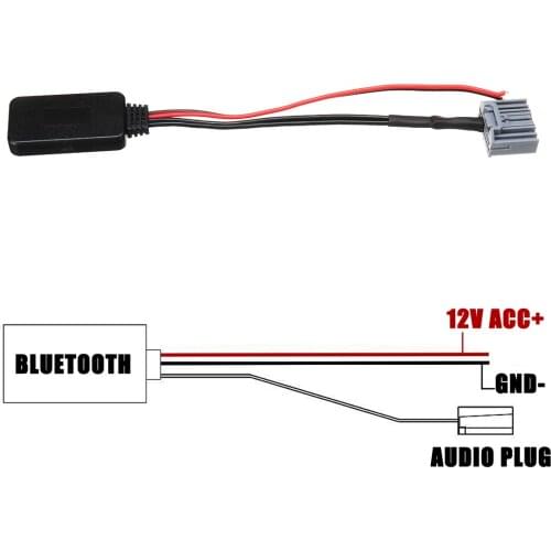 For Honda for Civic 2006-2013 for CRV for Accord 2008-2013 Wireless bluetooth 4.0 Adapter Aux Cable Audio Receiver Adapter