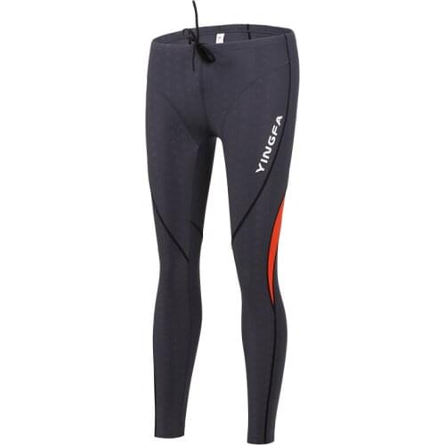 Men Sharkskin Like Long Diving Leggings Dive Skin Surfing Basic Pants Swimming Trunks Swimwear Men Jammers Swimming Bathing Suit