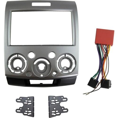 Double Din Car Install Kit Harness for Mazda BT-50; Ranger,Everest Dash Kit Facia Radio Stereo CD Panel Fascia Face Plate Frame