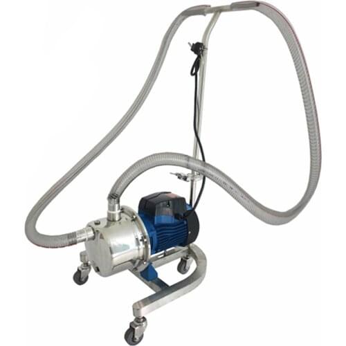 750W Hydraulic Pump 304 Stainless Steel Liquid Pump Food Grade Grains Distillers Feeder Pump Detachable Mobile