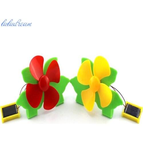 Creative toy DIY solar toys leaves and flowers technology small production DIY material package
