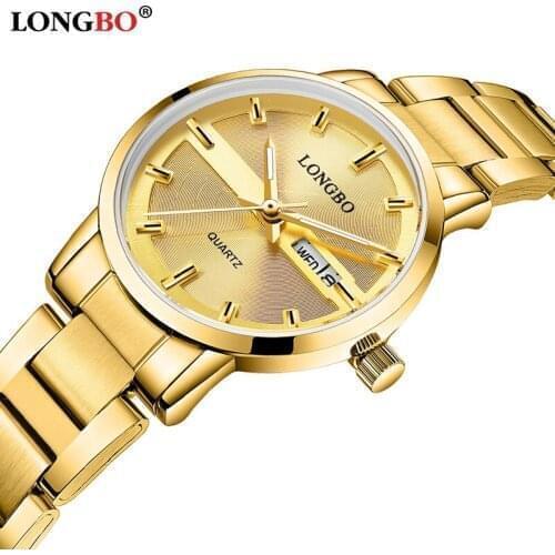 Fashion Brand Watch New Arrival Leisure Sports Series Full Steel Auto Calendar Wristwatches Top Quality wome Watches 80555