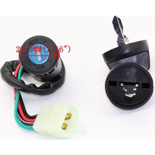 Motorcycle Ignition Key Barrel Switch For 50-125cc ATV Dirt Qaud Bike