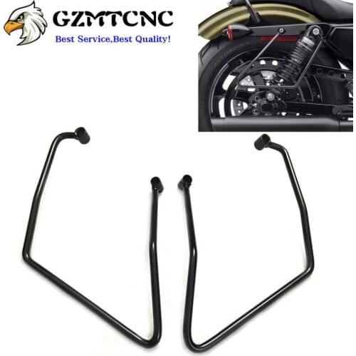 Saddlebag Support Bracket Side Trunk Bag Holder for Harley Sportster 48 72 XL 1200 883 Iron Nightster Roadster Custom 2000-2021