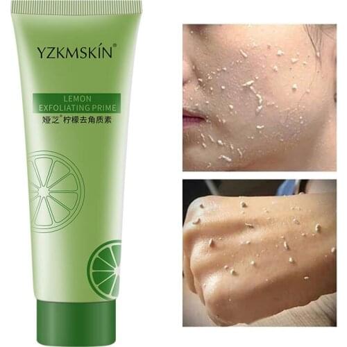 Exfoliating Face Scrub Peeling Gel Moisturizing Whitening Lemon Vitamin C Remove Acne Detoxifies And Cleanses All Skin