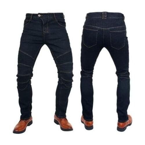 Popular worldwide men and women motorcycle riding pants jeans racing heavy motorcycle anti-fall high elastic pants