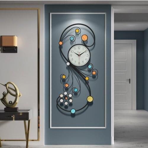 GY Simple Clock Wall Clock Personality Creative Living Room Fashion Wall Hanging Art Wall Decoration Quartz Clock Light Luxury