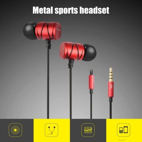 AWEI Q5i Wired Earphone In-ear Stereo Sound TPE 3.5mm Interface Earphone for Computer 9.8mm Bass Driver Big Moving Coil Headset