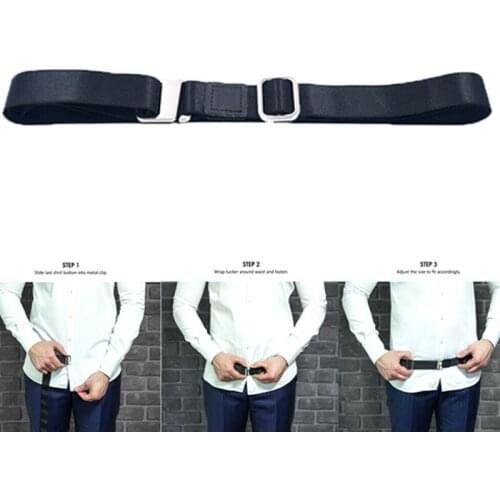 Shirt Holder Adjustable Near Shirt Stay Best Tuck It Belt for Women Men Work Interview AC889