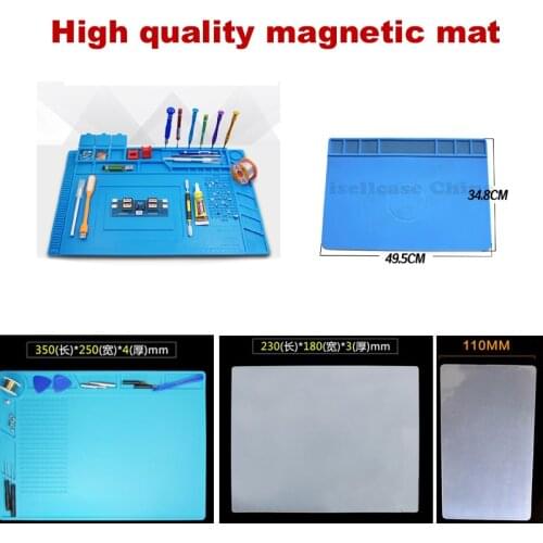 S-160 big Heat Insulation Silicone magnetic Pad BGA Soldering Repair Station Maintenance Platform with Screw Mat Section
