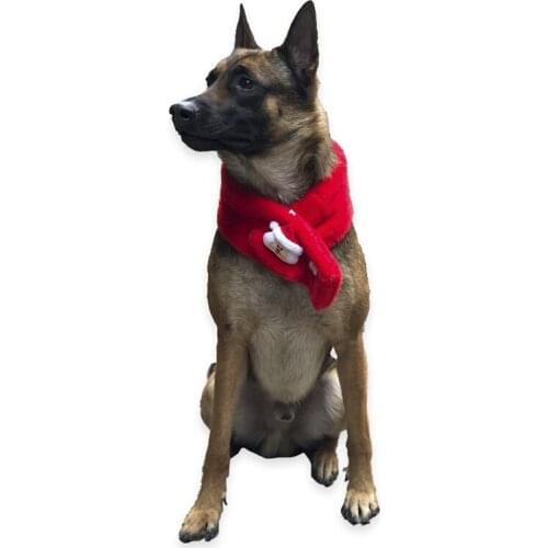 Dog Cat Pet Clothing Costume Christmas Day Decoration Bib Large, Medium and Small Dog Warm Scarf Holiday Dress