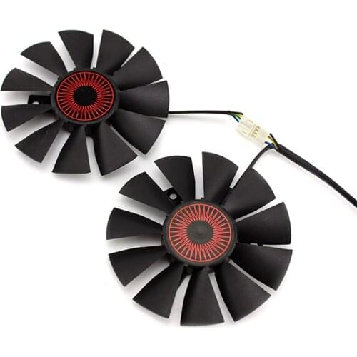 Replacement Cooling Fan Graphics Card Cooler T128010SH for ASUS GTX1060/1050/960/950/750ti/R9 370