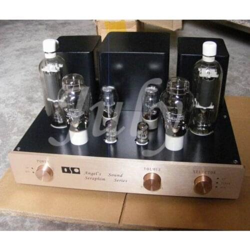 2A3C pushes 805 single-ended type A tube amplifier, 30W+30W 100K 0-4-8Ω power amplifier, manual scaffold welding