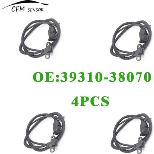 4PCS New Brand Crankshaft Position Sensor CPS 39310-38070 Fits for 02-04 Hyundai Santa Fe 2.4L