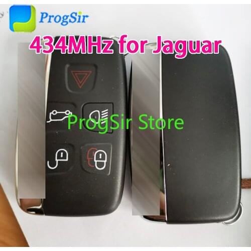 5 Button 434mhz 315MHz Remote Control Smart Key For Jaguar With Proximity ID49