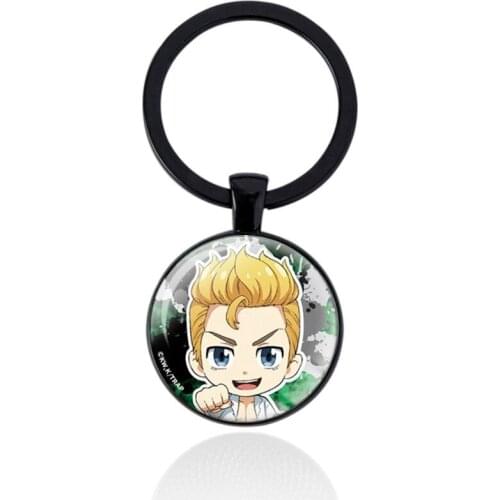 Anime Tokyo Avengers Alloy Keychains Pendant Venues Keisuke Cosplay Kawaii Figures Key Rings For Bag Car Accessories Decoration