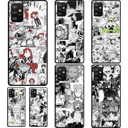 My Hero Academia Manga Collage BNHA Case For Samsung A50 A70 A40 A10 A20 A30S A02S A41 A51 A71 A12 A32 A42 A52 A72 A20e A21S
