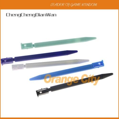 ChengChengDianWan 100pcs/lot High quality plastic Extendable Touch Pen plastic Retractable Stylus pen for 3DS