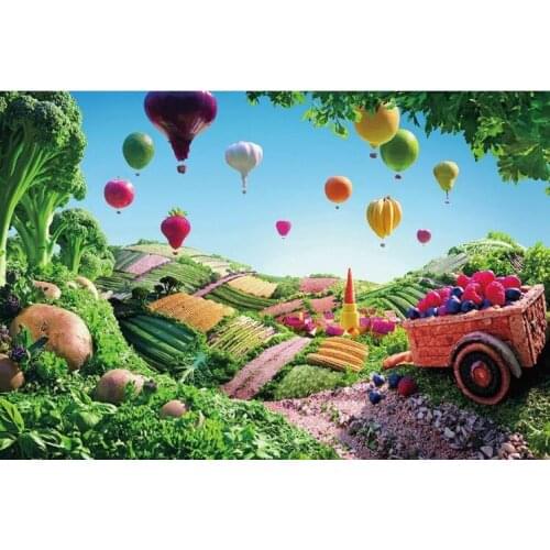 Fruit and vegetable balloons The wooden puzzle 1000 pieces ersion paper jigsaw puzzle adult childrens educational toys