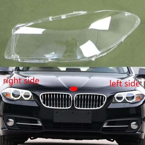 For BMW 5 Series 2011 2012 2013 2014 2015 2016 2017 F18 F10 520 525 535 530 Transparent Headlamp Cover Headlight Lampshade Shell