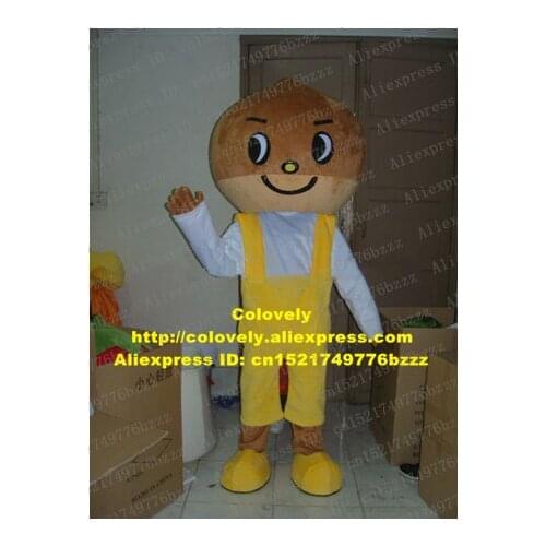 Chestnut Chestbuts Groundnut Kernel Earthnut Bean Mascot Costume Dry Fruit Nut Short Eyebrow Yellow Nose Pursed Mouth No.7581