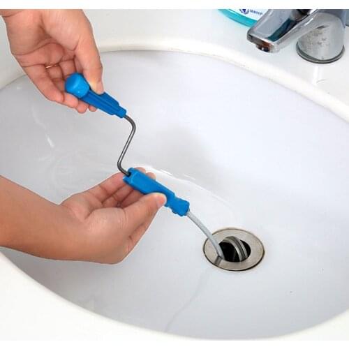 Multi-function Tube Tools Drainage Pipe Sewer Clean Hook Pipeline Dredge Device kitchen toilet strip tool