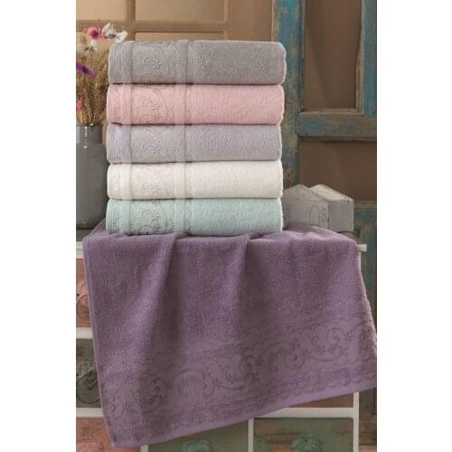 50x90 cm 6 pieces Hand and Face Towel Saheser