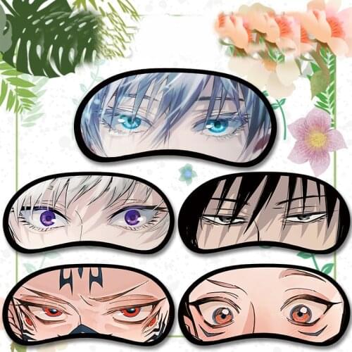 Jujutsu Kaisen Eye Patch Anime Sleep Blindfold Fushiguro Megumi Casual Eyes Mask Gojo Satoru Eyepatch Breathable Cute Cartoon