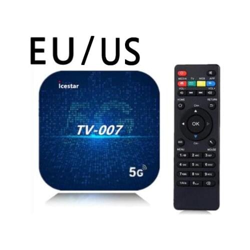 Newest 2021 TV007 Smart Tv Box 4k 5G Wifi Smart Quad-core Wireless Network 16GB 32GB Set Top Box Dual Digital TV Set Top Box