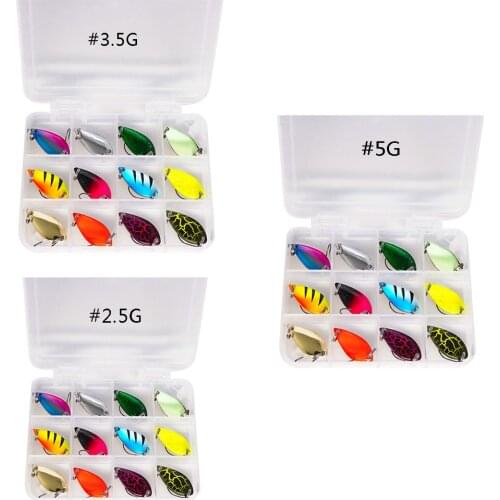 Single Hook Scoop-Shnner Sequins Hard Lures Rotating Spinner Fishing Lure Fishing Tackle For Bass Perch Artificial Hook