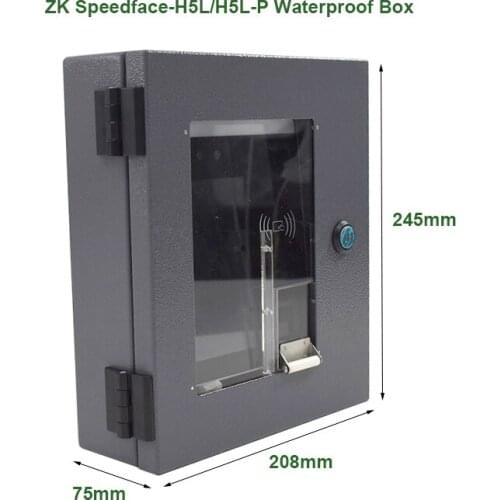 Waterproof Dustproof Protect Metal Box For ZK Speedface Series Speedface-V5L Facial Recognition Access Control Time Attendance