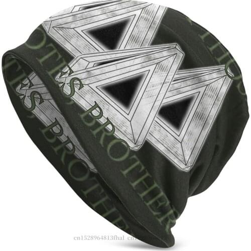 Knit Hat Bank Those Motes Brother Beanie Caps For Men Women Destiny 2 New Light Titan Hunters Skullies Beanies Caps Bonnet Hats