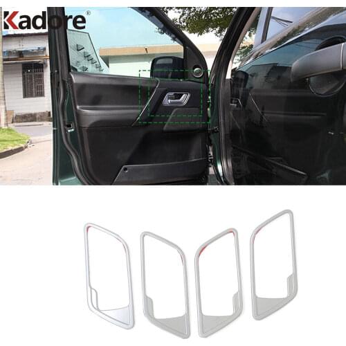 For Freelander 2 2007 2008 2009 2010 2011 2012 2013 2014 2015 ABS Matte Interior Door Handle Cover Trims Protection Accessories
